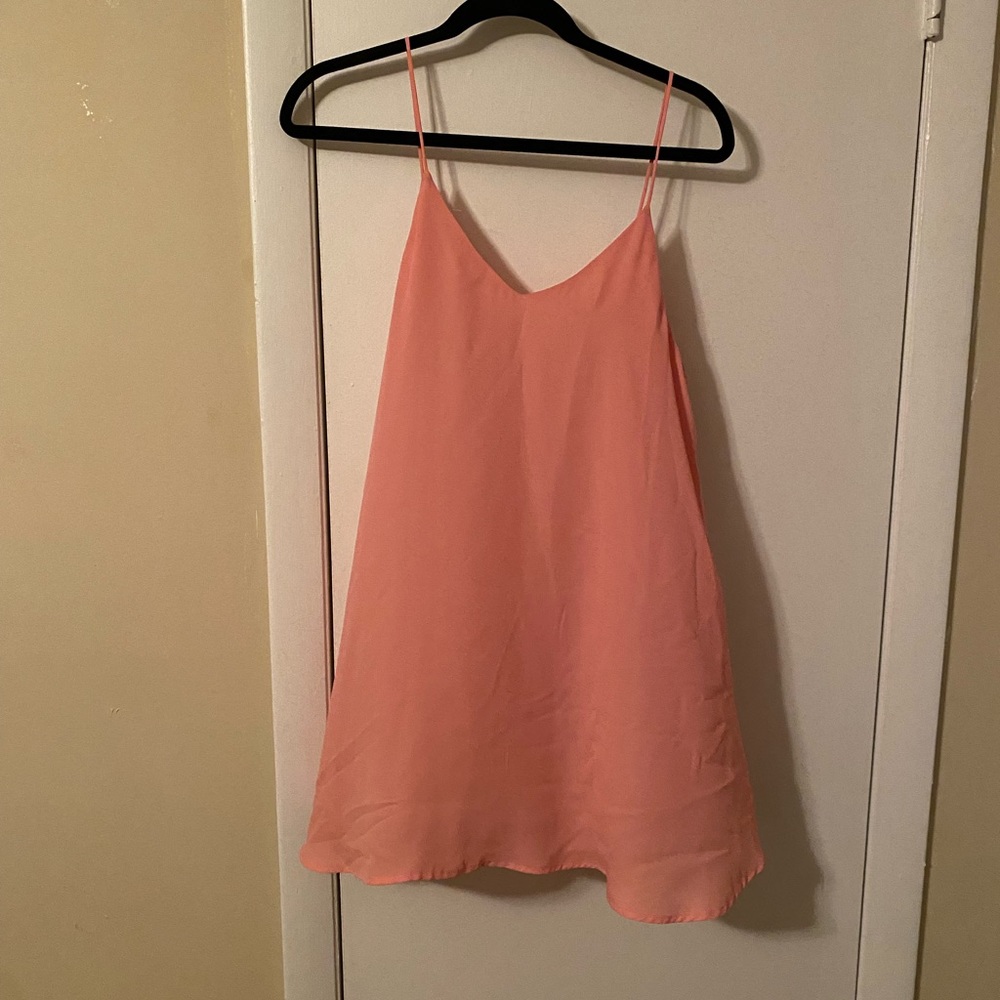 *Danika Jay pink strappy summer dress size small
